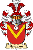 v.23 Coat of Family Arms from Germany for Horadam
