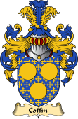 English Coat of Arms (v.23) for the family Coffin