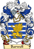 English or Welsh Family Coat of Arms (v.23) for Barwell (ref Berry)