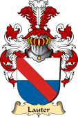 v.23 Coat of Family Arms from Germany for Lauter