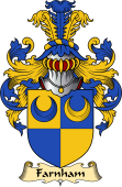 English Coat of Arms (v.23) for the family Farnham