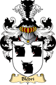 Welsh Family Coat of Arms (v.23) for Bledri (AP CYDIFOR)