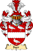 English Coat of Arms (v.23) for the family Syer