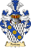 English Coat of Arms (v.23) for the family Penrose