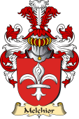 v.23 Coat of Family Arms from Germany for Melchior
