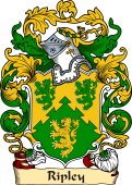 English or Welsh Family Coat of Arms (v.23) for Ripley