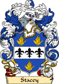 English or Welsh Family Coat of Arms (v.23) for Stacey (Maidstone, Kent)