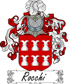 Araldica Italiana Coat of arms used by the Italian family Rocchi