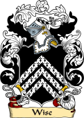 English or Welsh Family Coat of Arms (v.23) for Wise