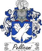 Araldica Italiana Coat of arms used by the Italian family Pellicani