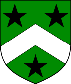 Irish Family Shield for Ker (Down)