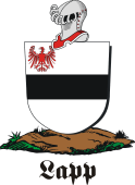 German shield on a mount for Lapp