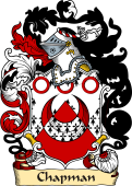 English or Welsh Family Coat of Arms (v.23) for Chapman