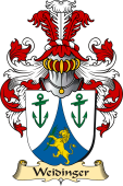 v.23 Coat of Family Arms from Germany for Weidinger