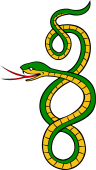 Serpent Wreathed Tail Embowed Debruised
