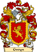 English or Welsh Family Coat of Arms (v.23) for Gwyn