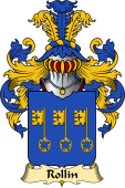 French Family Coat of Arms (v.23) for Rollin