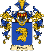 French Family Coat of Arms (v.25) Proust