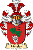 v.23 Coat of Family Arms from Germany for Metzler