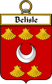 French Coat of Arms Badge for Belisle (Belle-Isle)