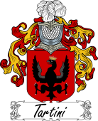Araldica Italiana Coat of arms used by the Italian family Tartini