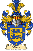 English Coat of Arms (v.23) for the family Ware