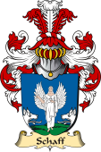 v.23 Coat of Family Arms from Germany for Schaff