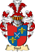 v.23 Coat of Family Arms from Germany for Sigel