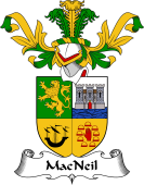 Coat of Arms from Scotland for MacNeil or MacNeill