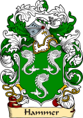English or Welsh Family Coat of Arms (v.23) for Hammer (Ref Berry)