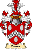 English Coat of Arms (v.23) for the family Penner