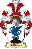 v.23 Coat of Family Arms from Germany for Oellinger