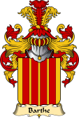 French Family Coat of Arms (v.23) for Barthe