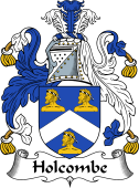 English Coat of Arms for the family Holcombe