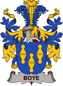 Swedish Coat of Arms for Boye
