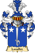 French Family Coat of Arms (v.23) for Lavallée