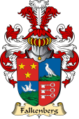 v.23 Coat of Family Arms from Germany for Falkenberg