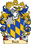 English or Welsh Family Coat of Arms (v.23) for Buck