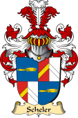 v.23 Coat of Family Arms from Germany for Scheler