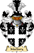 English Coat of Arms (v.23) for the family Marbury