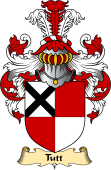 English Coat of Arms (v.23) for the family Tutt