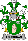 Irish Coat of Arms for Loughnan or O'Loughnan