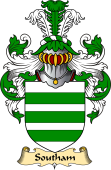 English Coat of Arms (v.23) for the family Southam