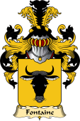 French Family Coat of Arms (v.23) for Fontaine II