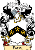 English or Welsh Family Coat of Arms (v.23) for Parcy (or Percy Devonshire)