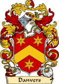 English or Welsh Family Coat of Arms (v.23) for Danvers (Northamptonshire)
