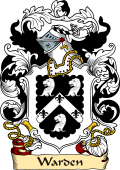 English or Welsh Family Coat of Arms (v.23) for Warden (Hampshire, Westbury, Wiltshire)