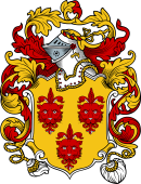 English or Welsh Coat of Arms for Terrell (Leicestershire)