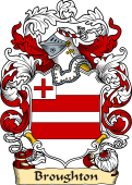 English or Welsh Family Coat of Arms (v.23) for Broughton