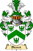 English Coat of Arms (v.23) for the family Blewet